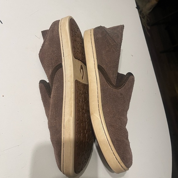 OluKai Women’s Size 9 Pehuea Heu-W Full Grain Leather Slip On Shoes - Picture 7 of 9